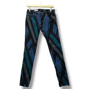 AG Adriano Goldschmied Legging Super Skinny Corduroy Pants Blue 24R Maximalist